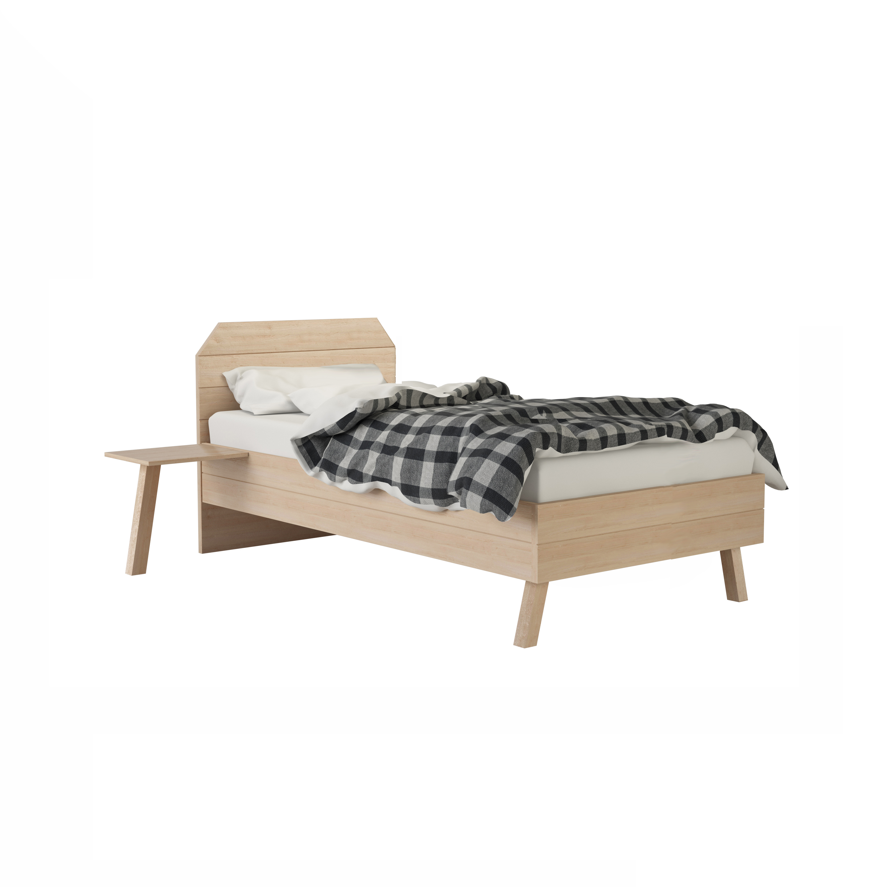 lettergreep B olie cafe Juvo Narvik 1 persoons bed - Collectie